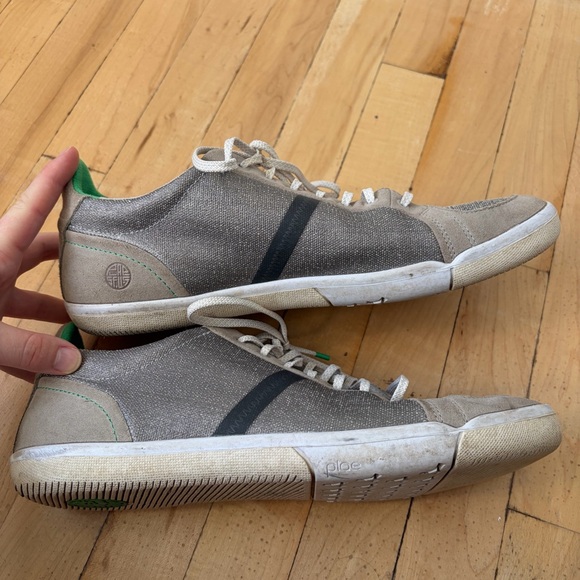 Plae Prospect Stone Gray Mens Suede Casual Size 11.5 Shoes 553010 050‎ Green - Picture 9 of 12